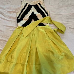 GORGEOUS taffeta Anthropologie dress